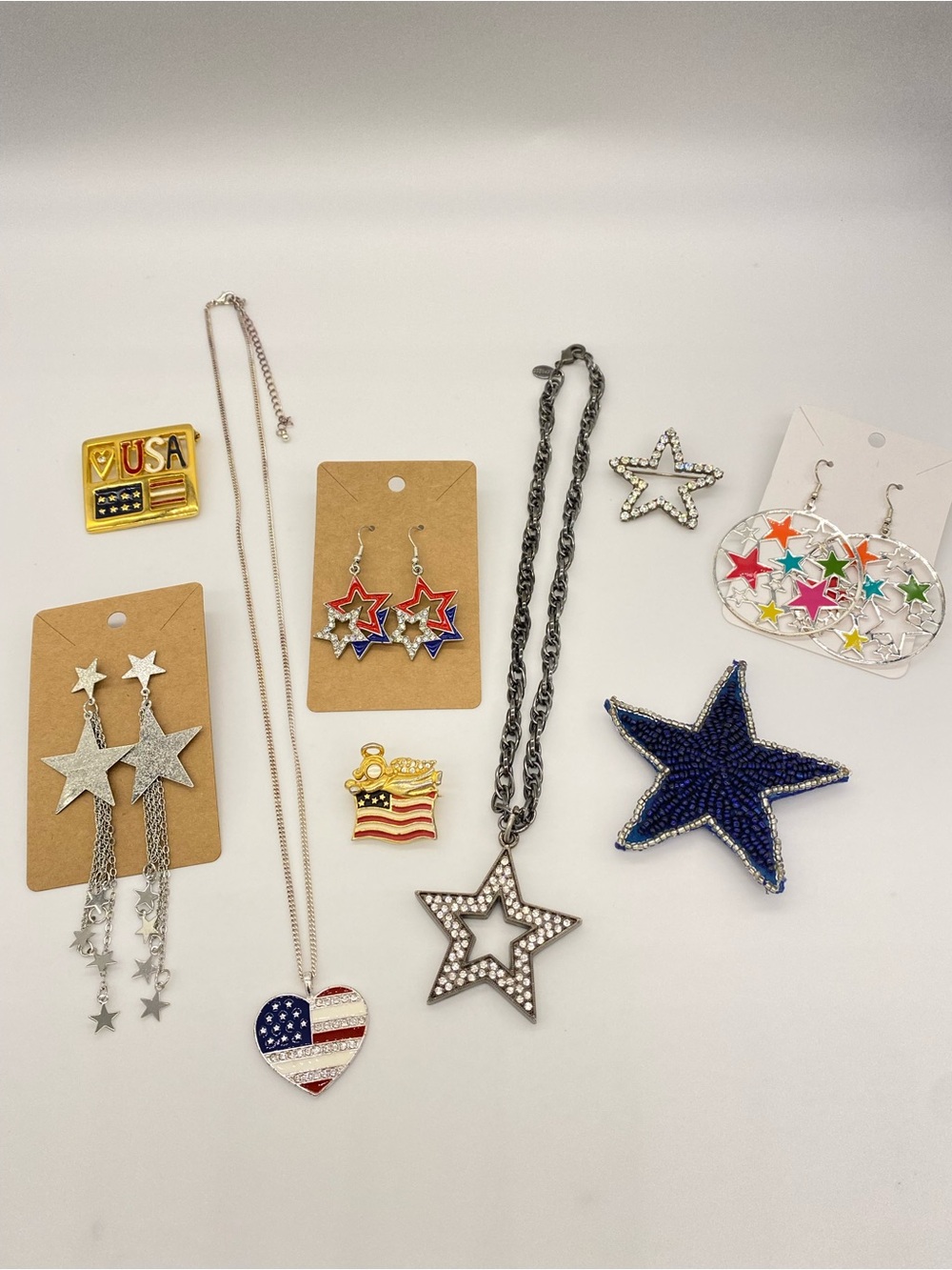 Stars and Stripes Jewelry 9 Piece Bundle
